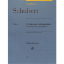 Schubert 12 bekannte Originalstücke Klavier HN1809