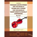 Popper 15 leichte Et&uuml;den op 76/1 Violoncello EMB13409