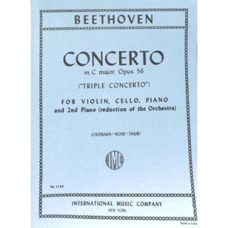 Beethoven Concerto C-Dur op 56 Triple VL VC KLAV IMC2186