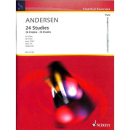 Andersen 24 Etüden op 15 Flöte ED22130