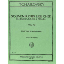 Tschaikowsky Souvenir dun lieu cher op 42 Violine Klavier...