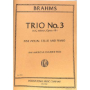 Brahms TRIO 3 C-MOLL OP 101 Violone Violoncello Klavier...