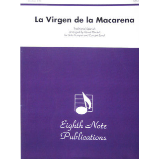 Marlatt La Virgen de la Macarena Trompete Solo Concert Band CB28121