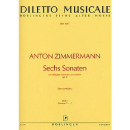 Zimmermann 6 Sonaten 1 op 2 Nr 1 2 3 Violine Cembalo DM1217
