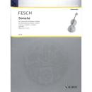 Fesch Sonate d-Moll Violoncello Basso Continuo CB54