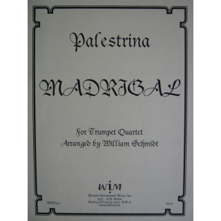 Palestrina Madrigal Trompeten Quartett WIM352