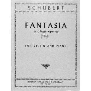 Schubert Fantasie C-Dur op 159 Violine Klavier IMC907