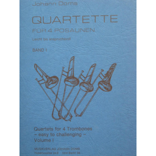Doms Quartette 4 Posaunen Band 1 DOMS4001