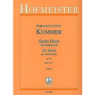 Kummer 6 Duos op. 126 Heft 1 für 2 Cellos FH2220