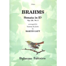 Brahms Sonate E-Dur op 120/2 Fagott Klavier PP803