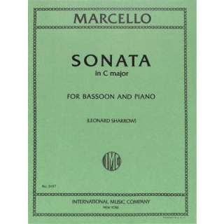 Marcello Sonate C-Dur Fagott Klavier IMC3107