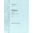 Weber Konzert F-Dur op 75 Fagott Klavier EB6708