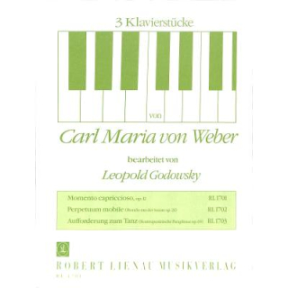 Weber Momento Capriccioso op 12 Klavier RL17010