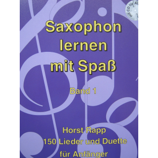 Rapp Saxophon lernen mit Spaß Band 1 CD  HR-SS1