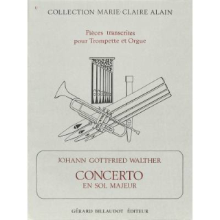 Walther Concerto G-Dur Trompete Orgel MRB1277