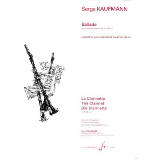 Kaufmann Ballade Klarinette Klavier GB7069