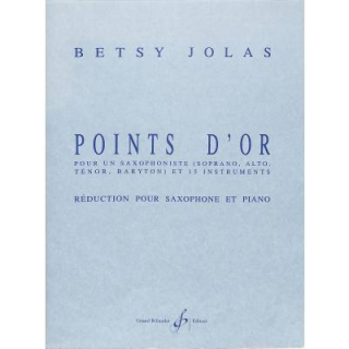 Jolas Points Dor Saxophon Klavier GB6147