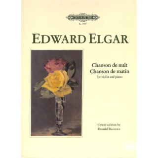 Elgar Chanson de nuit + Chanson de matin Violine Klavier EP7370