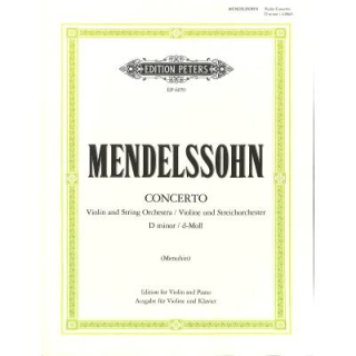 Mendelssohn-Bartholdy Konzert d-moll Violine Klavier EP6070