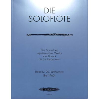 Nastasi Die Soloflöte 4 Kompositionen 1900-1960 EP8641D