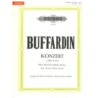Buffardin Concerto e-moll Flöte Klavier EP9955