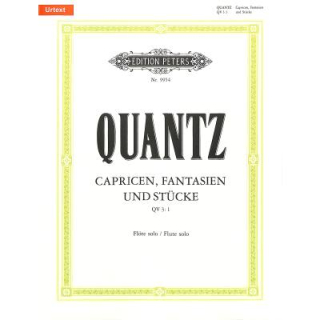 Quantz Capricen Fantasien Stücke Flöte Solo EP9954