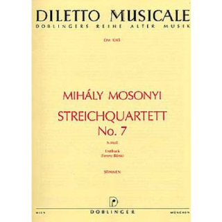 Mosonyi Quartett 7 h-moll DM1265