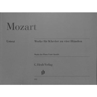 Mozart Werke für Klavier zu 4 Händen HN932
