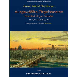 Rheinberger Ausgewählte Orgelsonaten F95089
