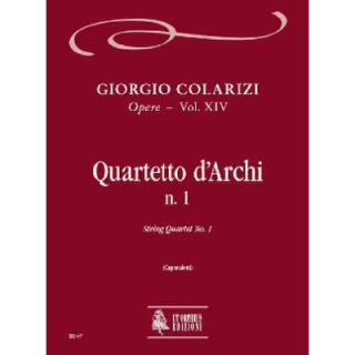 Colarizi Quartetto dArchi 1 Streichquartett XXS67