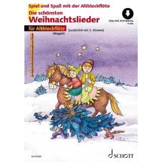 Die schönsten Weihnachtslieder 1-2 Alt Blockflöten Audio ED9242D