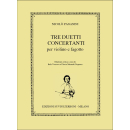 Paganini Tre Duetti Concertanti per Violino e Fagotto...