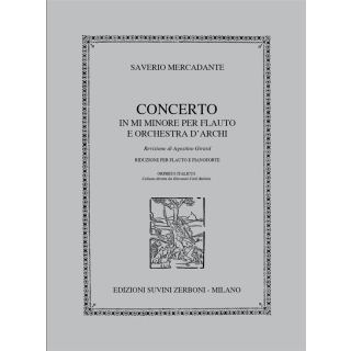 Mercadante Concerto in Mi minore Flöte Klavier ESZ00729100