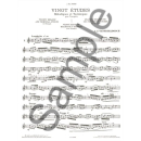 Vannetelbosch Vingt Etudes Mélodiques et Techniques Trompete AL23632
