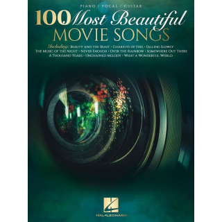 100 Most Beautiful Movie Songs Klavier Gesang Gitarre HL00327926