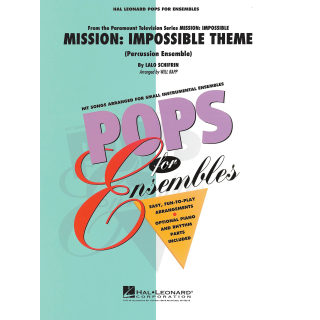 Schifrin Mission: Impossible Theme Percussion Ensemble HL04157554