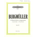 Burgmueller 25 leichte Etüden op 100 Klavier EP3101