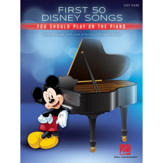 First 50 Disney Songs You Should Play on the Piano HL00274938