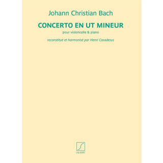 Bach Concerto en Ut Mineur Violoncello Klavier SLB5894