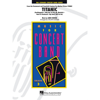 Horner My Heart will go on from Titanic Concert Band HL04000676