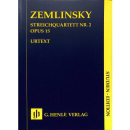 Zemlinsky Streichquartett 2 op 15 HN7272