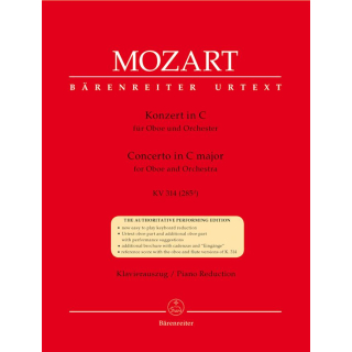 Mozart Concerto in C K.314 Oboe Klavier BA4856-90