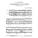 Grovlez Sarabande et Allegro for Oboe and Piano AL21162