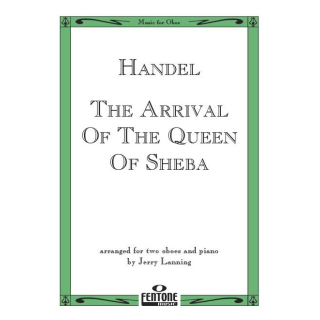 Händel Arrival Of The Queen Of Sheba 2 Oboen Klavier F163