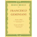 Geminiani Sonate e-Moll Oboe Basso Continuo HM000178
