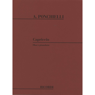 Ponchielli Capriccio Oboe Klavier NR52958