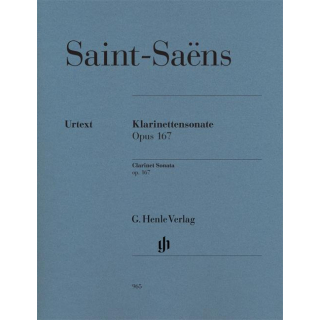 Saint-Saëns Sonate op 167 Klarinette Klavier HN965