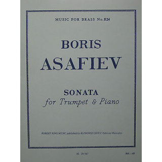 Asafiev Sonata Trompete Klavier AL28587