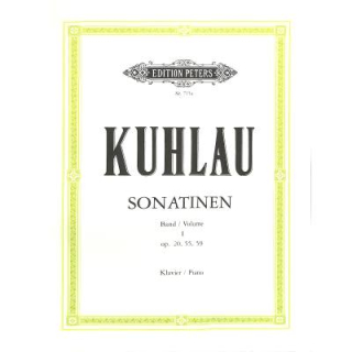Kuhlau Sonatinen op 20, 55, 59 Band 1 Klavier EP715A