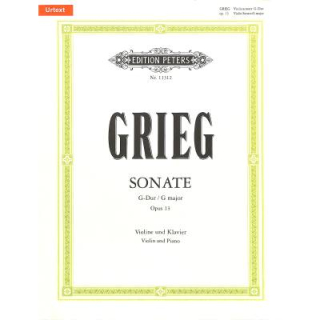 Grieg Sonate 2 G-Dur op 13 Violine Klavier EP11312